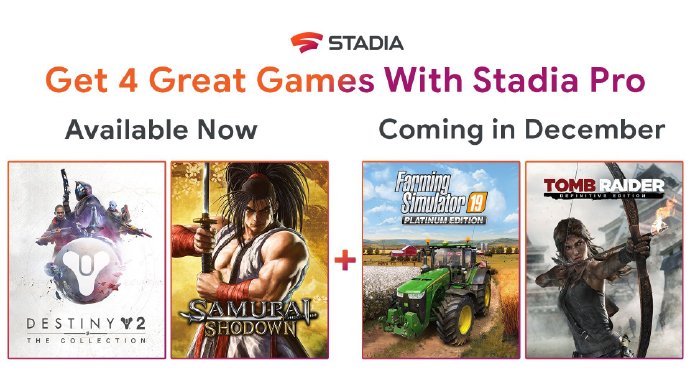 谷歌云游戏服务Stadia已经正式上线