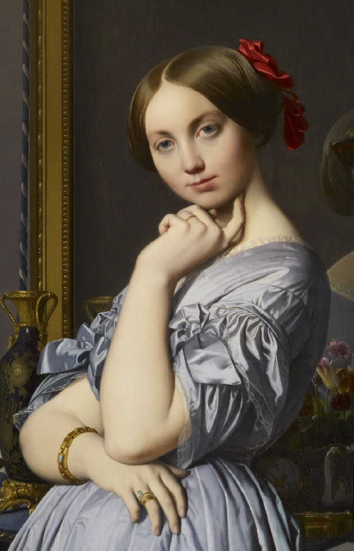 肖像画：路易斯·奥松维尔伯爵夫人（The Comtesse d&#039;Haussonville）百度云迅雷下载