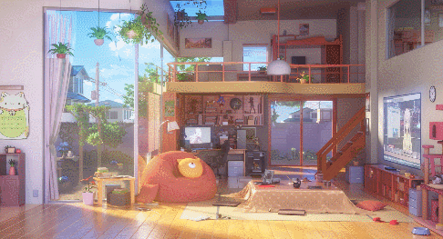 Anime-Living-Room.gif