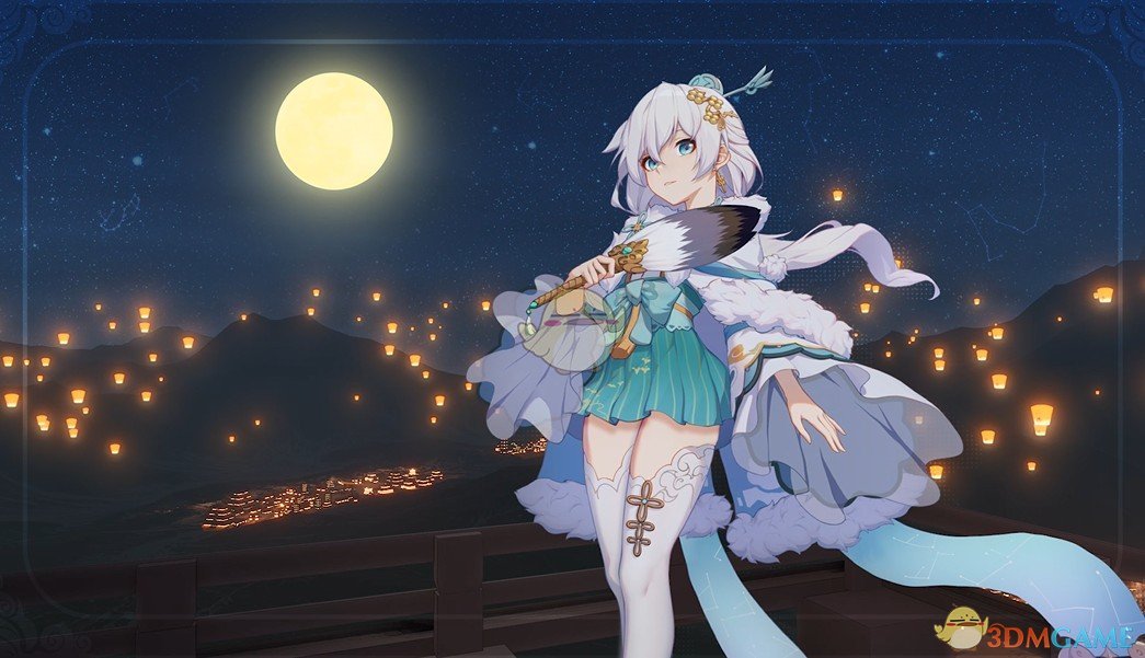 《Wallpaper Engine》崩坏3德丽莎观星 - 放飞孔明灯动态壁纸百度云下载