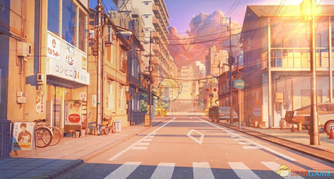 《Wallpaper Engine》日式黄昏街道动态壁纸百度云下载