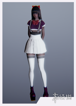 《AI少女》白裙白袜漂亮黑人女学生MOD电脑版下载