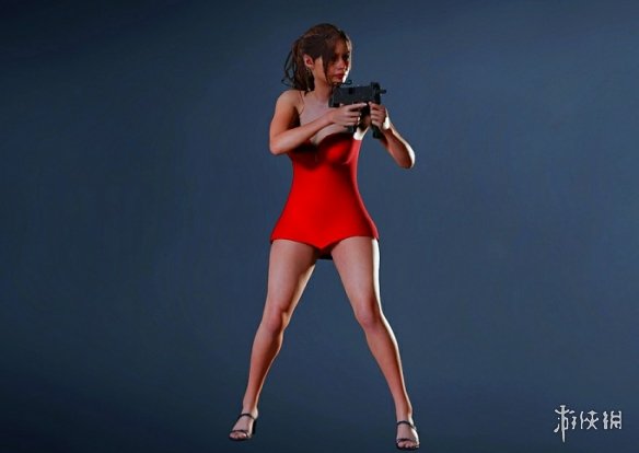 《生化危机2：重制版》克莱尔红色吊带连衣裙MOD电脑版下载