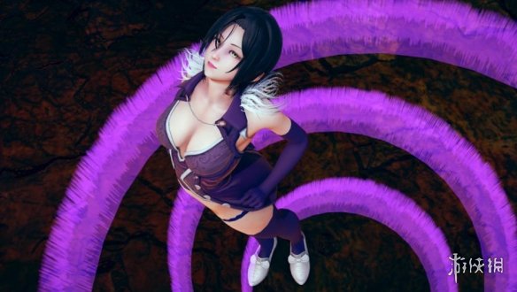 《甜心选择2》性感紫色蕾丝内衣模特MOD电脑版下载
