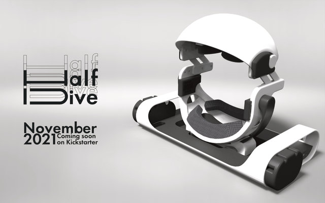 世界首例躺玩专用VR眼镜《HalfDive》公开