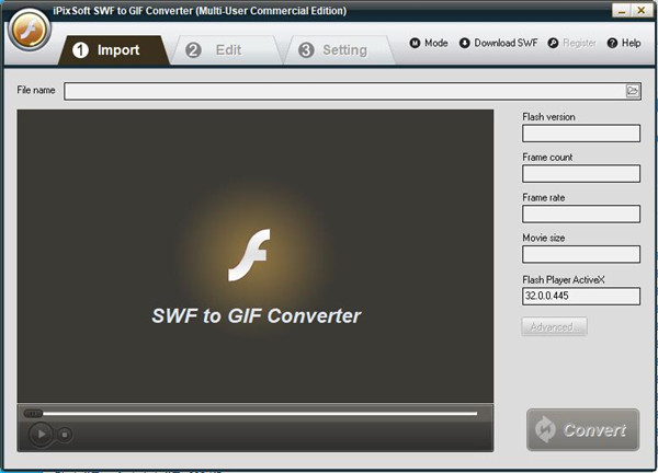 IPixSoft SWF to GIF电脑版下载V4.6.0  SWF转GIF转换器
