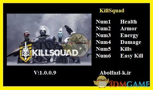 《Killsquad》vv1.0.0.9六项修改器[Abolfazl]电脑版下载