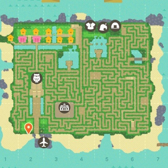 玩家在《动森》中制作迷宫岛，结果玩不下去了