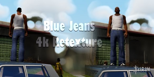 《侠盗猎车手三部曲重制版》蓝色牛仔裤4K纹理修复MOD电脑版下载