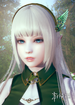 《AI少女》白色长发绿色瞳孔性感女精灵MOD电脑版下载