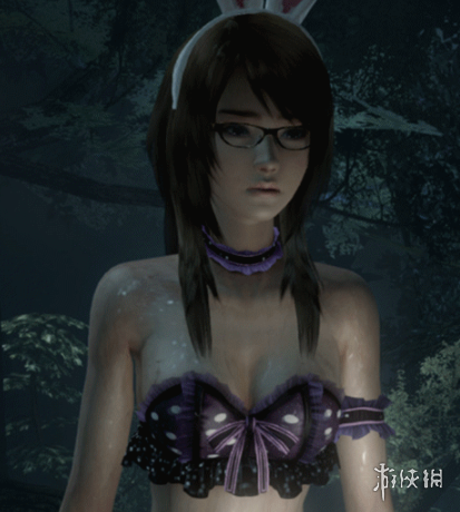《零：濡鸦之巫女》夕莉魅惑紫蕾丝泳装MOD电脑版下载