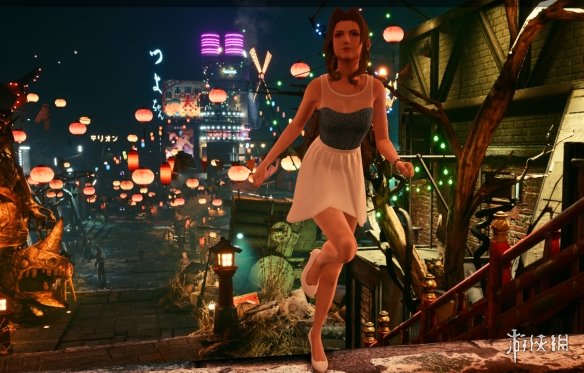 《最终幻想7：重制版》爱丽丝无袖牛仔上衣花边裙子MOD电脑版下载