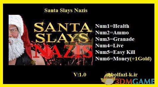 《圣诞老人杀死纳粹》v1.0六项修改器[Abolfazl]电脑版下载