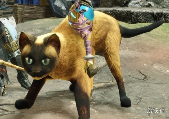《怪物猎人：崛起》暹罗猫替换牙猎犬MOD电脑版下载