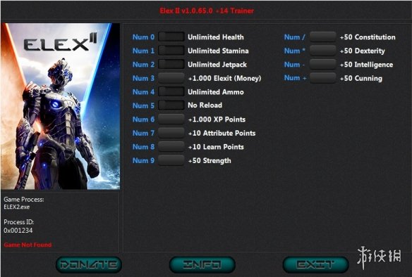 《ELEX II》v1.0.65.0十四项修改器HOG版电脑版下载