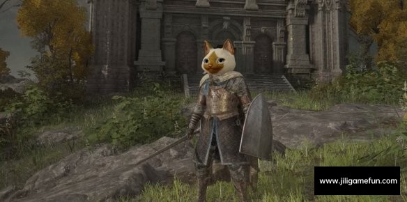 《艾尔登法环》可爱猫猫头替换流浪骑士头盔MOD电脑版下载