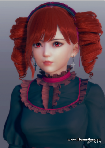 《AI少女》红发双马尾哥特美少女MOD电脑版下载