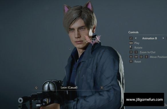 《生化危机2：重制版》里昂增添猫耳外观MOD电脑版下载