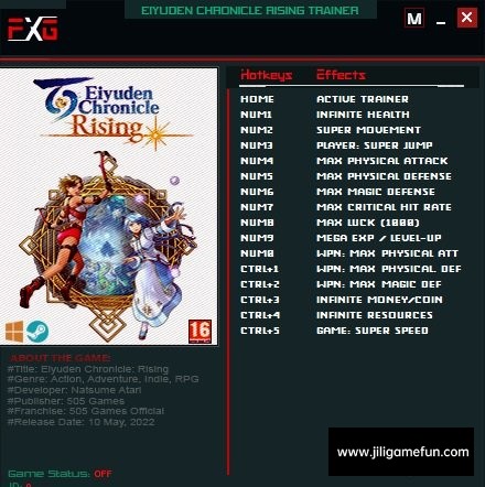 《百英雄传：崛起》十五项修改器FUTUREX版电脑版下载