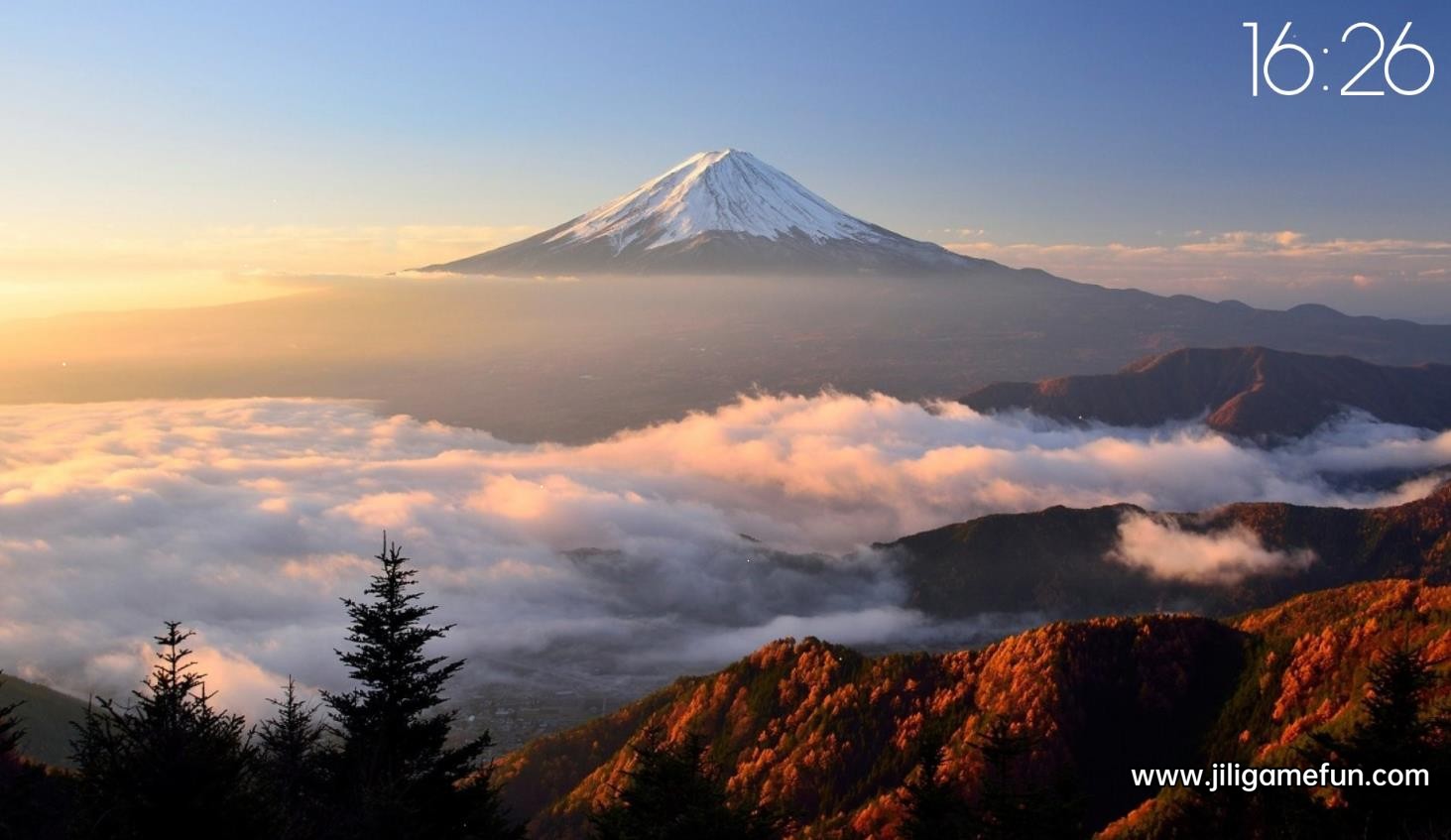 Wallpaper Engine 雪山远景记时 动态壁纸电脑版下载