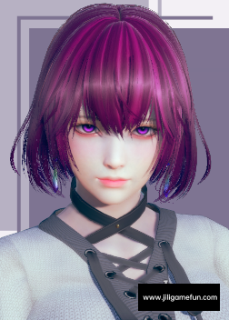 《AI少女》紫色短发紫色瞳孔魅惑气质御姐MOD电脑版下载