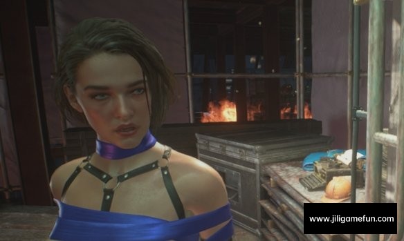 《生化危机3：重制版》吉尔BDSM内衣胶带蓝色绑带MOD电脑版下载
