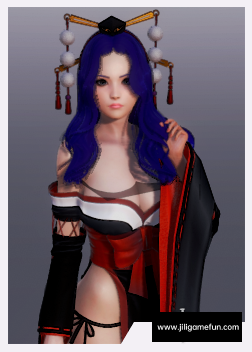 《AI少女》紫色长发露肩和服御姐MOD电脑版下载