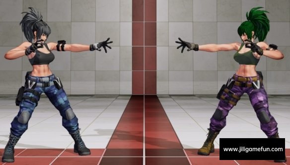 《拳皇15》英气女格斗家莉安娜多种配色MOD电脑版下载
