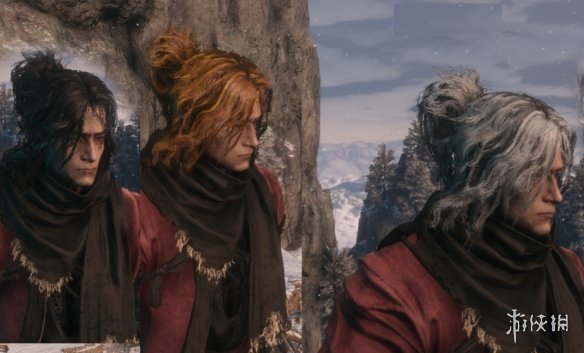 《只狼：影逝二度》主角狼修罗发型多种发色MOD电脑版下载