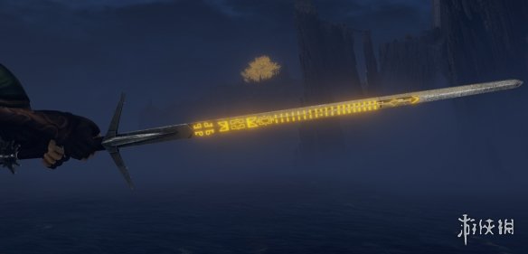 《艾尔登法环》巫师3发光符文湖之仙女剑取代大剑MOD电脑版下载