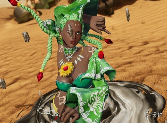 《拳皇15》女角色朵乐丝绿发绿衣形象MOD电脑版下载