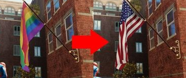 《漫威蜘蛛侠：重制版》替换LGBT旗为美国旗帜MOD电脑版下载