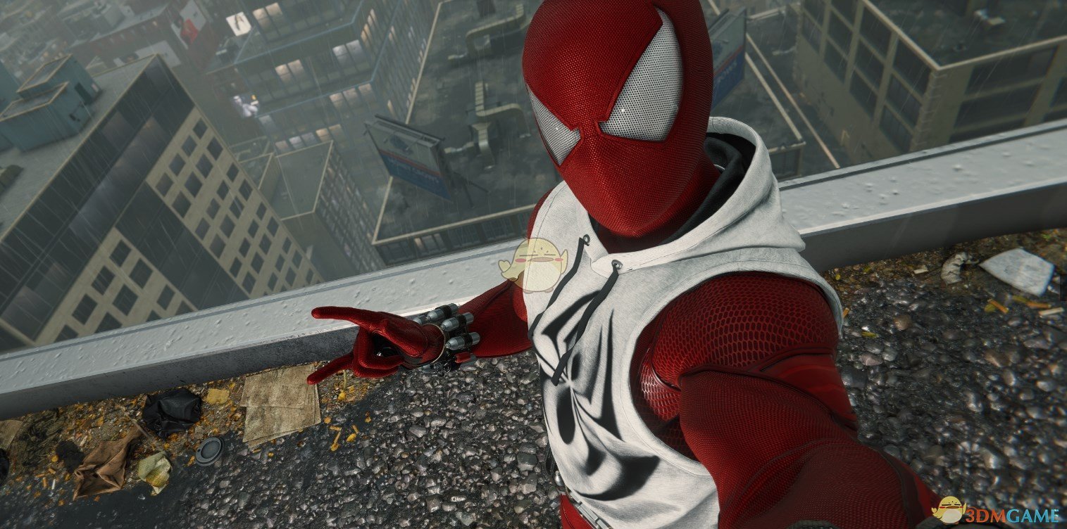 《漫威蜘蛛侠：重制版》绯红蜘蛛战衣白色毛衣MOD电脑版下载