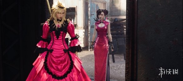 《最终幻想7：重制版》蒂法粉黑色旗袍和黑色系妆容MOD电脑版下载