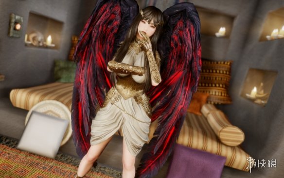 《上古卷轴5：天际重制版》性感堕天使女随从米莎MOD电脑版下载