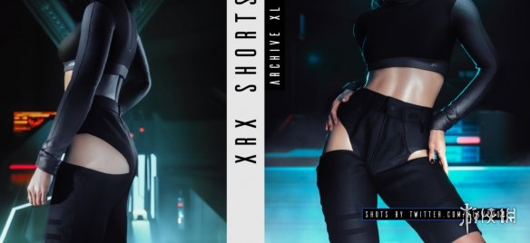 《赛博朋克2077》时尚拼接短裤MOD电脑版下载