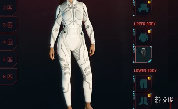 《赛博朋克2077》女V白色紧身智能服MOD电脑版下载