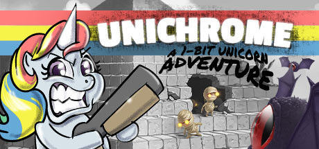 《Unichrome: A 1-Bit Unicorn Adventure》英文版百度云迅雷下载