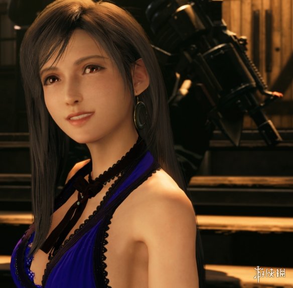 《最终幻想7：重制版》蒂法PS蓝连衣裙MOD电脑版下载
