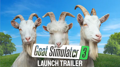 《模拟山羊3 Goat Simulator 3》中文版百度云迅雷下载v1.0.1.1_211846|容量6.7GB|官方简体中文|支持键盘.鼠标.手柄
