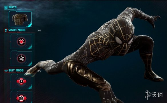 《蜘蛛侠：迈尔斯莫拉莱斯》黑金战衣MOD电脑版下载