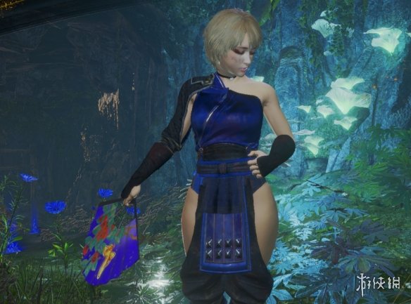 《仁王2》美感蓝色忍者装MOD电脑版下载