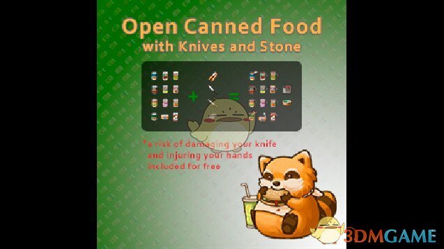 《僵尸毁灭工程》用刀和石头打开罐头食品MOD电脑版下载