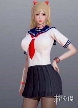 《AI少女》学生服金发美少女MOD电脑版下载