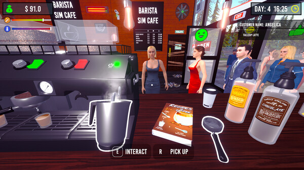 《咖啡师模拟器 Barista Simulator》英文版百度云迅雷下载 二次世界 第7张