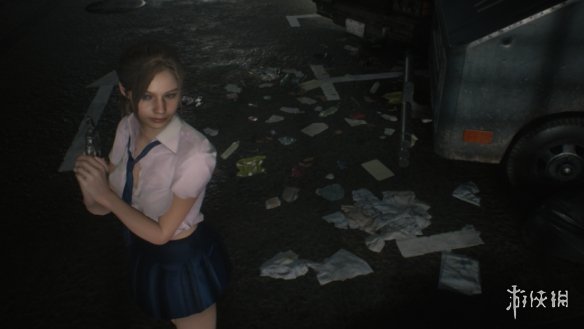 《生化危机2：重制版》克莱尔少女JK装蓝短裙MOD[兼容新版本]电脑版下载