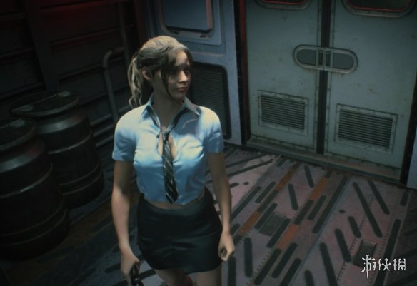 《生化危机2：重制版》克莱尔少女JK装蓝衬衫MOD[兼容新版本]电脑版下载