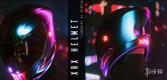《赛博朋克2077》XRX酷炫机车头盔MOD电脑版下载
