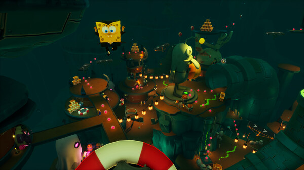 《海绵宝宝：宇宙摇晃 SpongeBob SquarePants: The Cosmic Shake》中文版百度云迅雷下载v1.2|容量8.58GB|官方简体中文|支持键盘.鼠标.手柄 二次世界 第4张