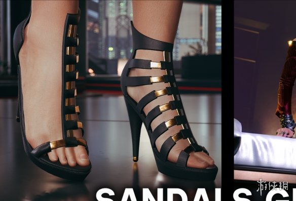 《赛博朋克2077》女款夏季高跟凉鞋MOD电脑版下载